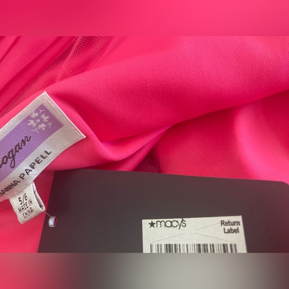 New/Never Used - ADRIANNA PAPELL ONE SHLDR HIGHLOW CHIFFON Dress - Picture 9 of 13